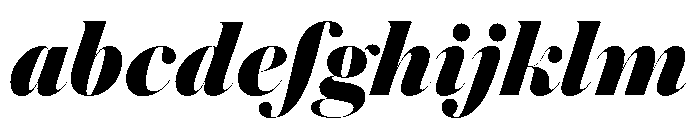 Austin Hairline Fat Italic FONT