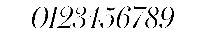Austin Hairline Light Italic Font OTHER CHARS