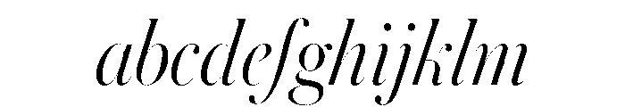 Austin Hairline Light Italic FONT
