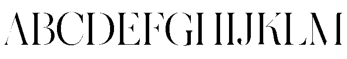 Austin Hairline Light Font UPPERCASE