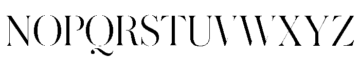 Austin Hairline Light Font UPPERCASE