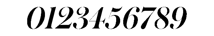 Austin Hairline Medium Italic Font OTHER CHARS