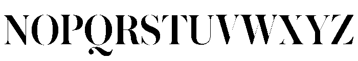 Austin Hairline Medium Font UPPERCASE