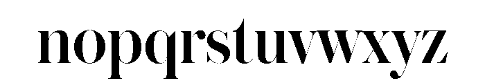 Austin Hairline Medium Font LOWERCASE