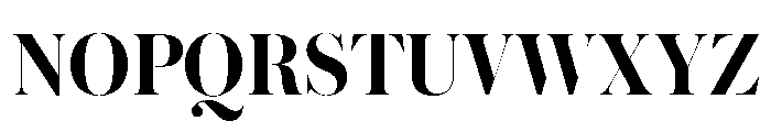 Austin Hairline Semibold Font UPPERCASE