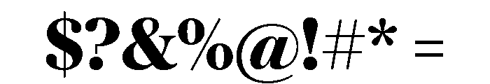 Austin News Deck Bold Font OTHER CHARS