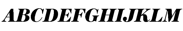Austin News Deck Extrabold Italic Font UPPERCASE
