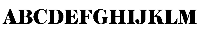 Austin News Deck Extrabold Font UPPERCASE