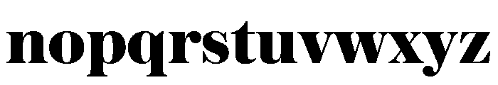 Austin News Deck Extrabold Font LOWERCASE