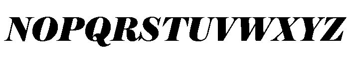 Austin News Deck Fat Italic Font UPPERCASE