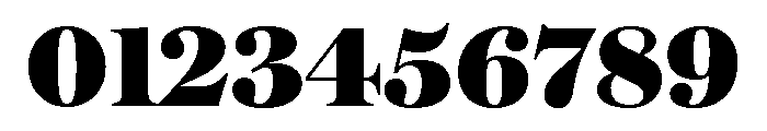 Austin News Deck Fat Font OTHER CHARS