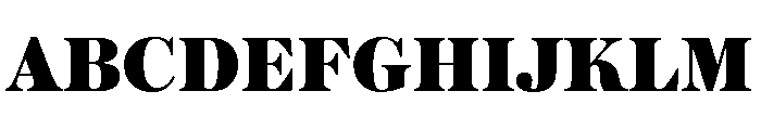 Austin News Deck Fat Font UPPERCASE