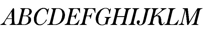 Austin News Deck Italic Font UPPERCASE