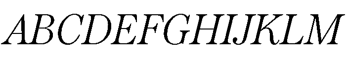 Austin News Deck Light Italic Font UPPERCASE