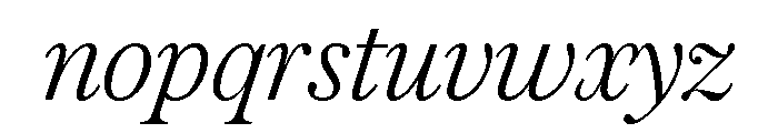Austin News Deck Light Italic Font LOWERCASE