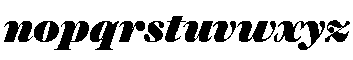 Austin News Deck Ultra Italic Font LOWERCASE