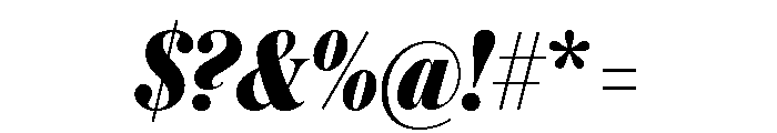 Austin News Headline Condensed Bold Italic Font OTHER CHARS