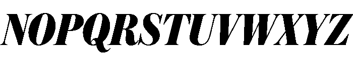 Austin News Headline Condensed Bold Italic Font UPPERCASE