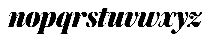 Austin News Headline Condensed Bold Italic Font LOWERCASE