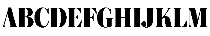 Austin News Headline Condensed Bold Font UPPERCASE