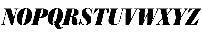 Austin News Headline Condensed Extrabold Italic Font UPPERCASE