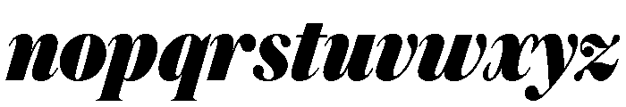 Austin News Headline Condensed Extrabold Italic Font LOWERCASE