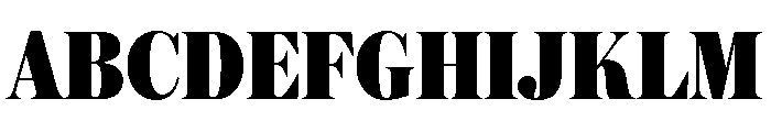 Austin News Headline Condensed Extrabold Font UPPERCASE
