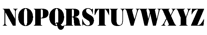 Austin News Headline Condensed Extrabold Font UPPERCASE