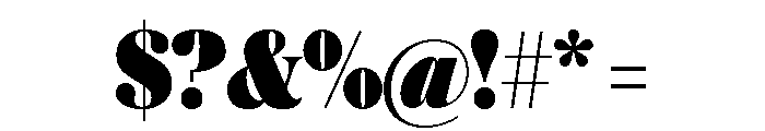 Austin News Headline Condensed Fat Font OTHER CHARS
