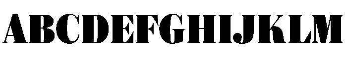 Austin News Headline Condensed Fat Font UPPERCASE
