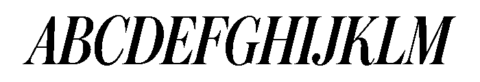 Austin News Headline Condensed Italic Font UPPERCASE