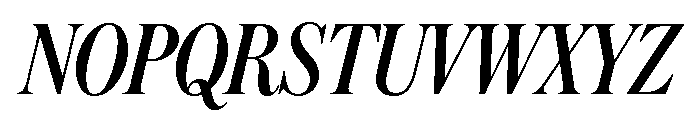 Austin News Headline Condensed Italic Font UPPERCASE