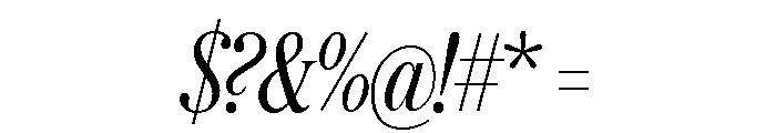 Austin News Headline Condensed Light Italic Font OTHER CHARS