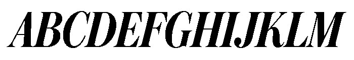 Austin News Headline Condensed Medium Italic Font UPPERCASE