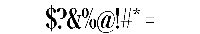 Austin News Headline Condensed Roman Font OTHER CHARS