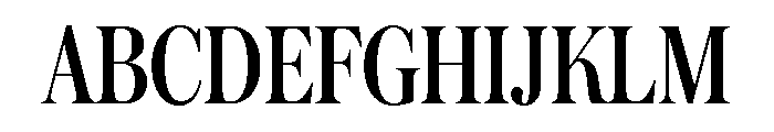 Austin News Headline Condensed Roman Font UPPERCASE