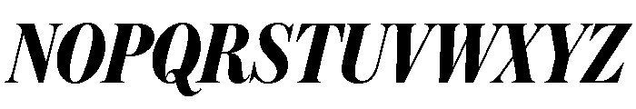 Austin News Headline Condensed Semibold Italic Font UPPERCASE