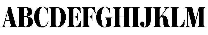 Austin News Headline Condensed Semibold Font UPPERCASE
