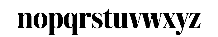 Austin News Headline Condensed Semibold Font LOWERCASE
