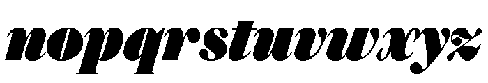 Austin News Headline Condensed Ultra Italic Font LOWERCASE