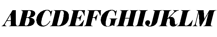Austin News Headline Extrabold Italic Font UPPERCASE