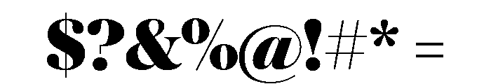 Austin News Headline Extrabold Font OTHER CHARS