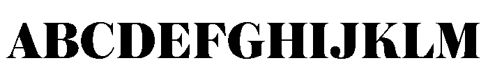 Austin News Headline Extrabold Font UPPERCASE