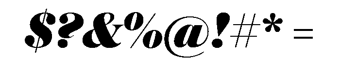 Austin News Headline Fat Italic Font OTHER CHARS