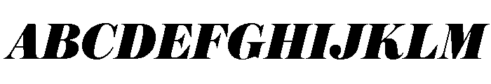 Austin News Headline Fat Italic Font UPPERCASE