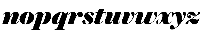 Austin News Headline Fat Italic Font LOWERCASE
