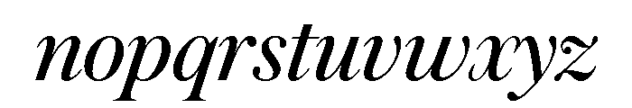 Austin News Headline Italic Font LOWERCASE