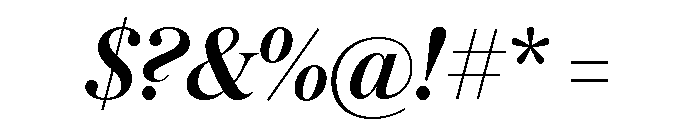 Austin News Headline Medium Italic Font OTHER CHARS