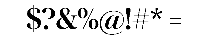 Austin News Headline Medium Font OTHER CHARS
