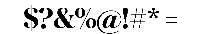 Austin News Headline Semibold Font OTHER CHARS